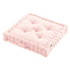 Coussin De Sol|EMINZA Coussin de sol coton (60 x 60 cm) Pixel Rose poudré