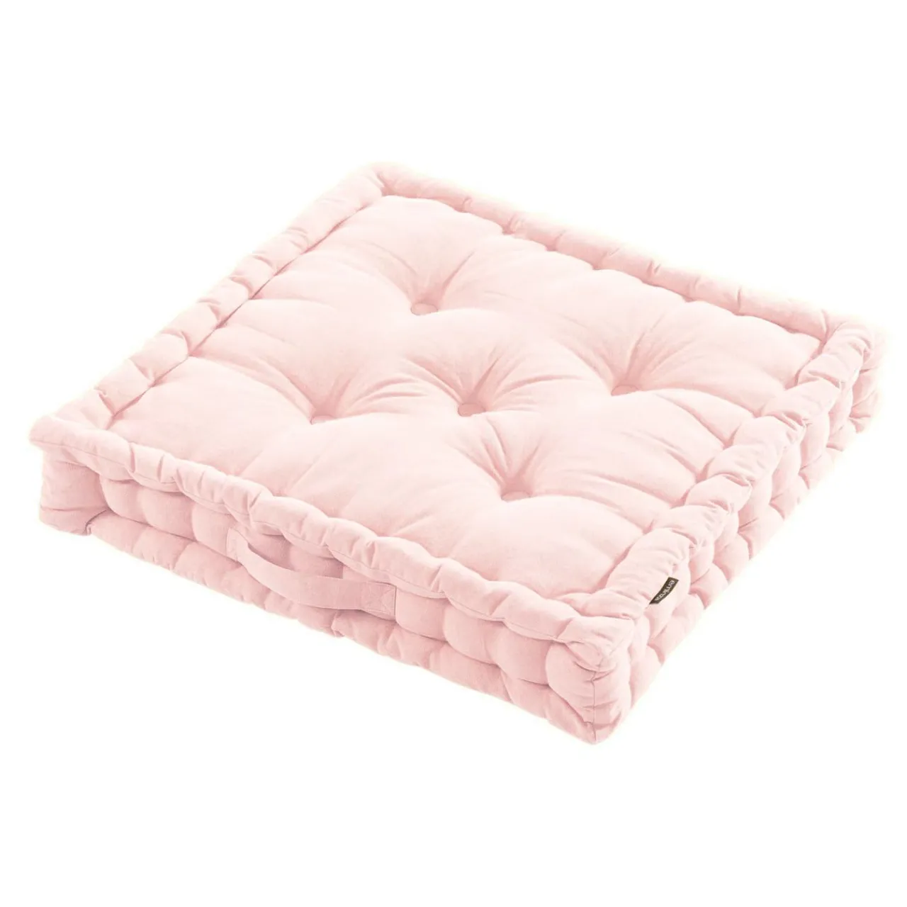 Coussin De Sol|EMINZA Coussin de sol coton (60 x 60 cm) Pixel Rose poudré