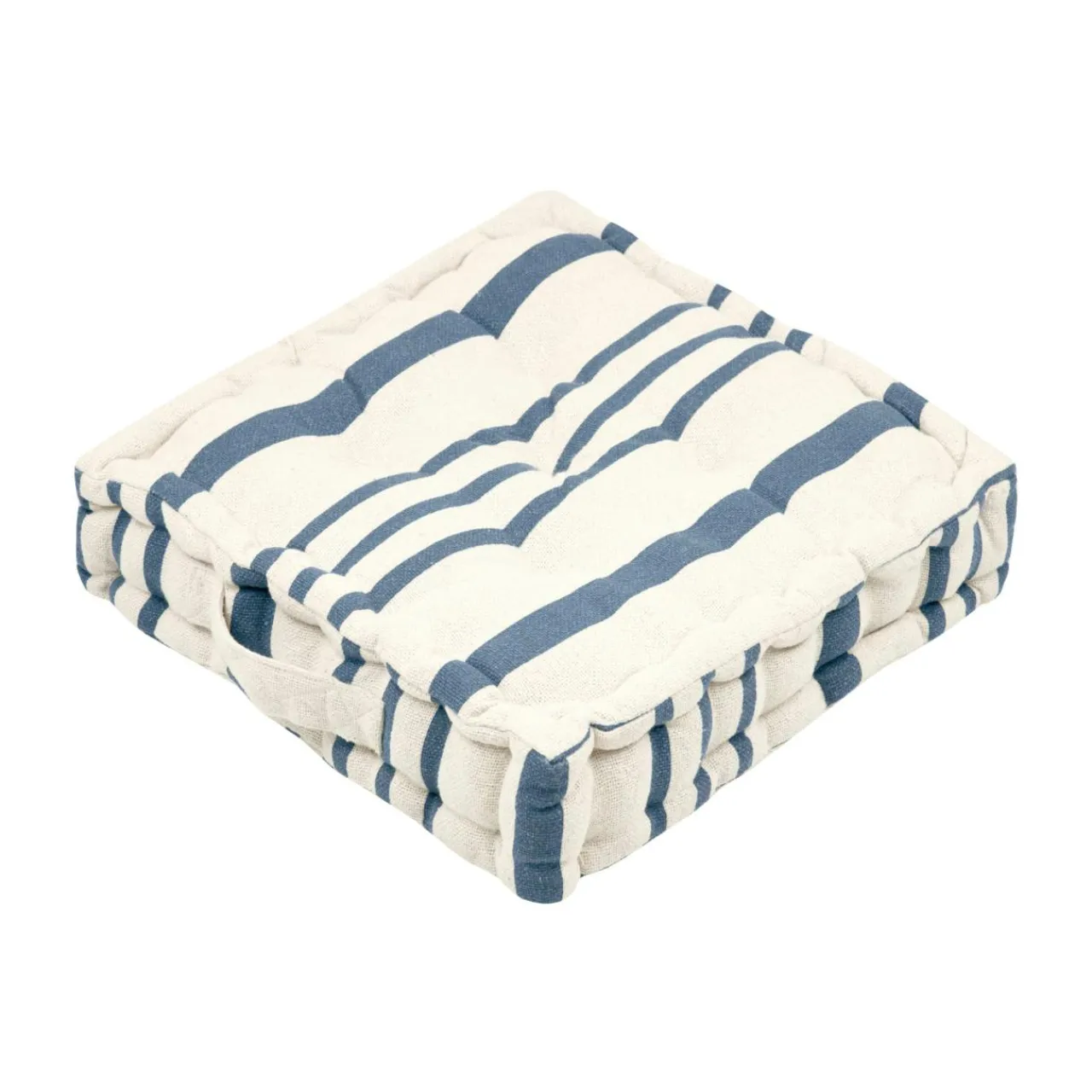 Accessoires Et Coussins|Coussin Déco D'Extérieur|EMINZA Coussin de sol extérieur (45 x H10 cm) Nautira Bleu marine