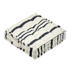 Accessoires Et Coussins|Coussin Déco D'Extérieur|EMINZA Coussin de sol extérieur (45 x H10 cm) Nautira Gris ardoise