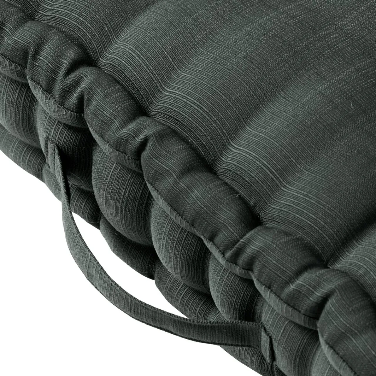 Accessoires Et Coussins|Coussin Déco D'Extérieur|EMINZA Coussin de sol extérieur capitonné (50 x 50 cm) Sunset Gris Anthracite