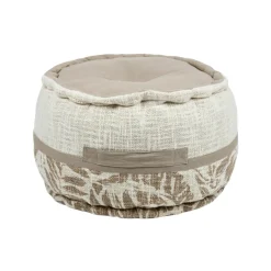 Coussin De Sol|STOF Coussin de sol rond coton haut (40 x 30 cm) Hemera Taupe