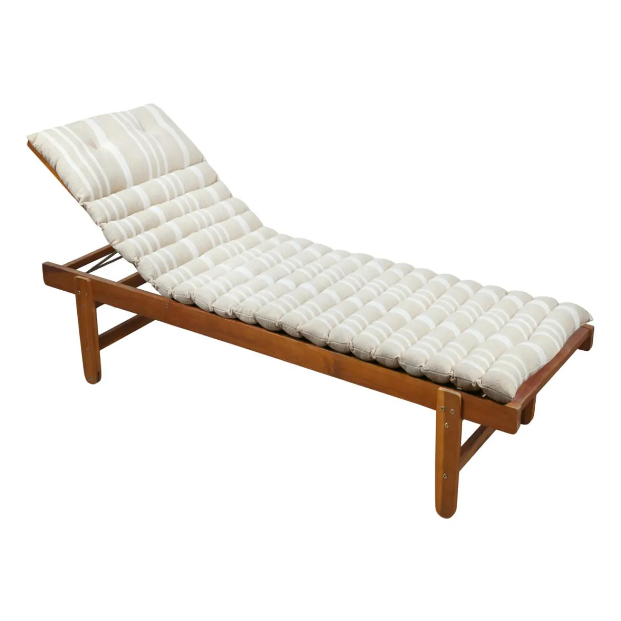 Coussin De Transat|EMINZA Coussin de transat enroulable (180 x 60 cm) Nautira Ecru