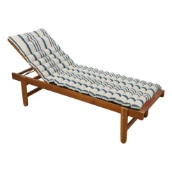 Coussin De Transat|EMINZA Coussin de transat enroulable (180 x 60 cm) Nautira Bleu marine