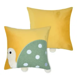 Coussin Et Plaid Enfant|Coussin Et Plaid Enfant|STOF Coussin enfant carré (40 x 40 cm) Mimy Jaune