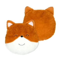 Coussin Et Plaid Enfant|Coussin Et Plaid Enfant|STOF Coussin enfant fausse fourrure (30 x 25 cm) Ferdinand Orange