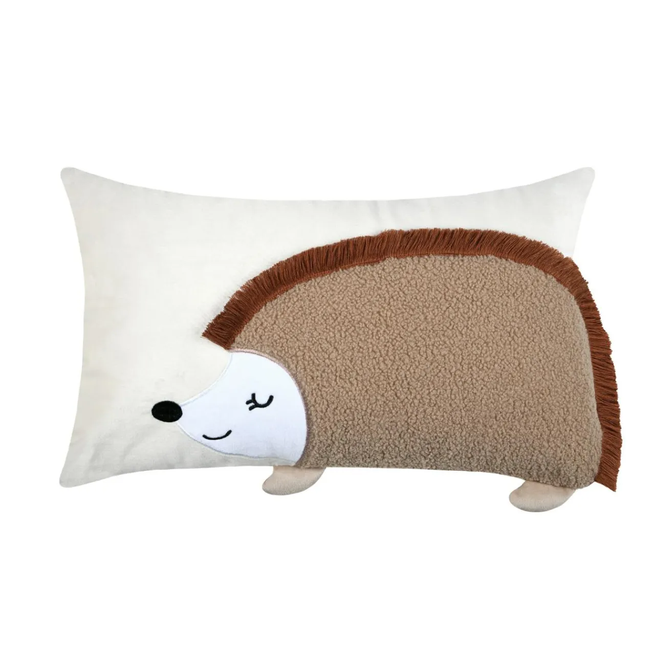 Coussin Et Plaid Enfant|Coussin Et Plaid Enfant|STOF Coussin enfant rectangulaire (30 x 50 cm) Gabin Taupe