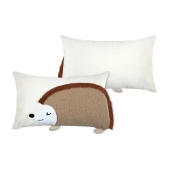 Coussin Et Plaid Enfant|Coussin Et Plaid Enfant|STOF Coussin enfant rectangulaire (30 x 50 cm) Gabin Taupe