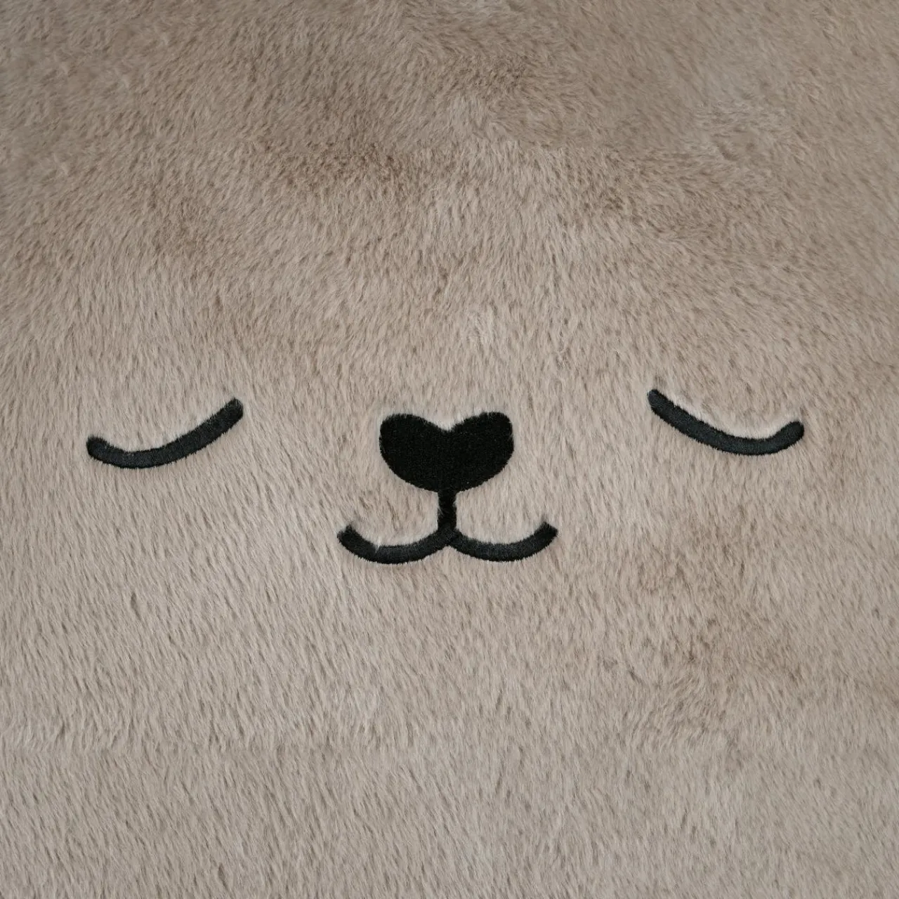 Coussin Et Plaid Enfant|Coussin Et Plaid Enfant|STOF Coussin enfant rond (35 cm) Gabin Marron