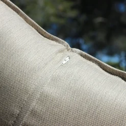 Accessoires Et Coussins|Coussin Déco D'Extérieur|MOBELLIA Coussin extérieur carré (60 x 60 cm) Kalena Beige