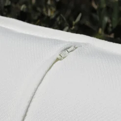 Accessoires Et Coussins|Coussin Déco D'Extérieur|MOBELLIA Coussin extérieur carré (45 x 45 cm) Boraé Blanc