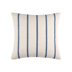 Coussin Déco D'Extérieur|Coussin Déco D'Extérieur|EMINZA Coussin extérieur carré toile de coton (50 x 50 cm) Ocealys Bleu marine