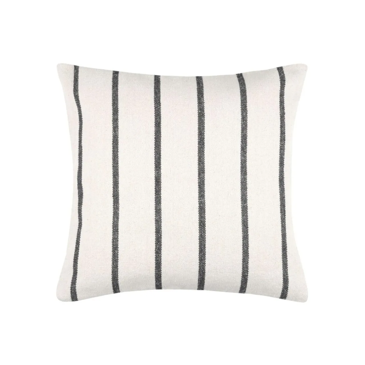 Coussin Déco D'Extérieur|Coussin Déco D'Extérieur|EMINZA Coussin extérieur carré toile de coton (50 x 50 cm) Ocealys Noir
