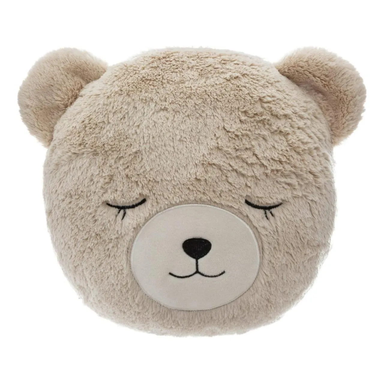 Coussin Et Plaid Enfant|Coussin Et Plaid Enfant|ATMOSPHERA Coussin fausse fourrure enfant (27 cm) Ours Beige