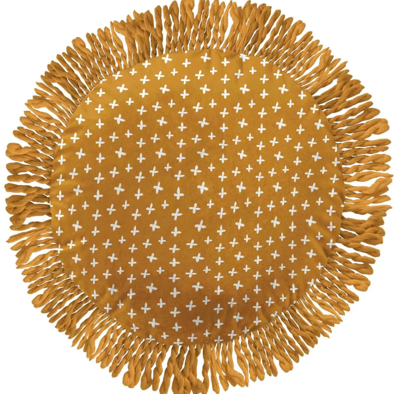 Coussin Et Plaid Enfant|Coussin Et Plaid Enfant|L'EFFET PAPILLON Coussin Lion rond enfant (40 cm) Charlie Multicolore