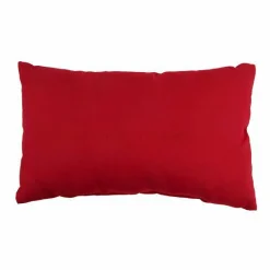 Coussin Et Housse|LOVELY CASA Coussin rectangulaire (30 x 50 cm) Nelson Rouge