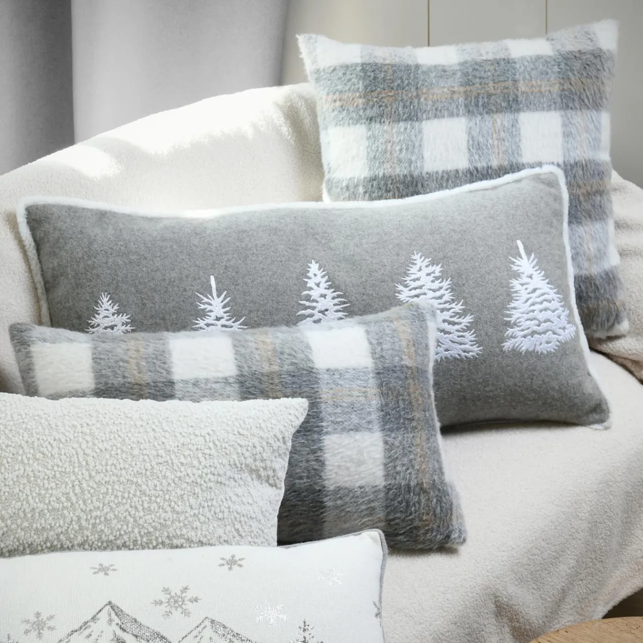 Coussin Et Housse|STOF Coussin rectangulaire (30 x 50 cm) Gresy Ivoire