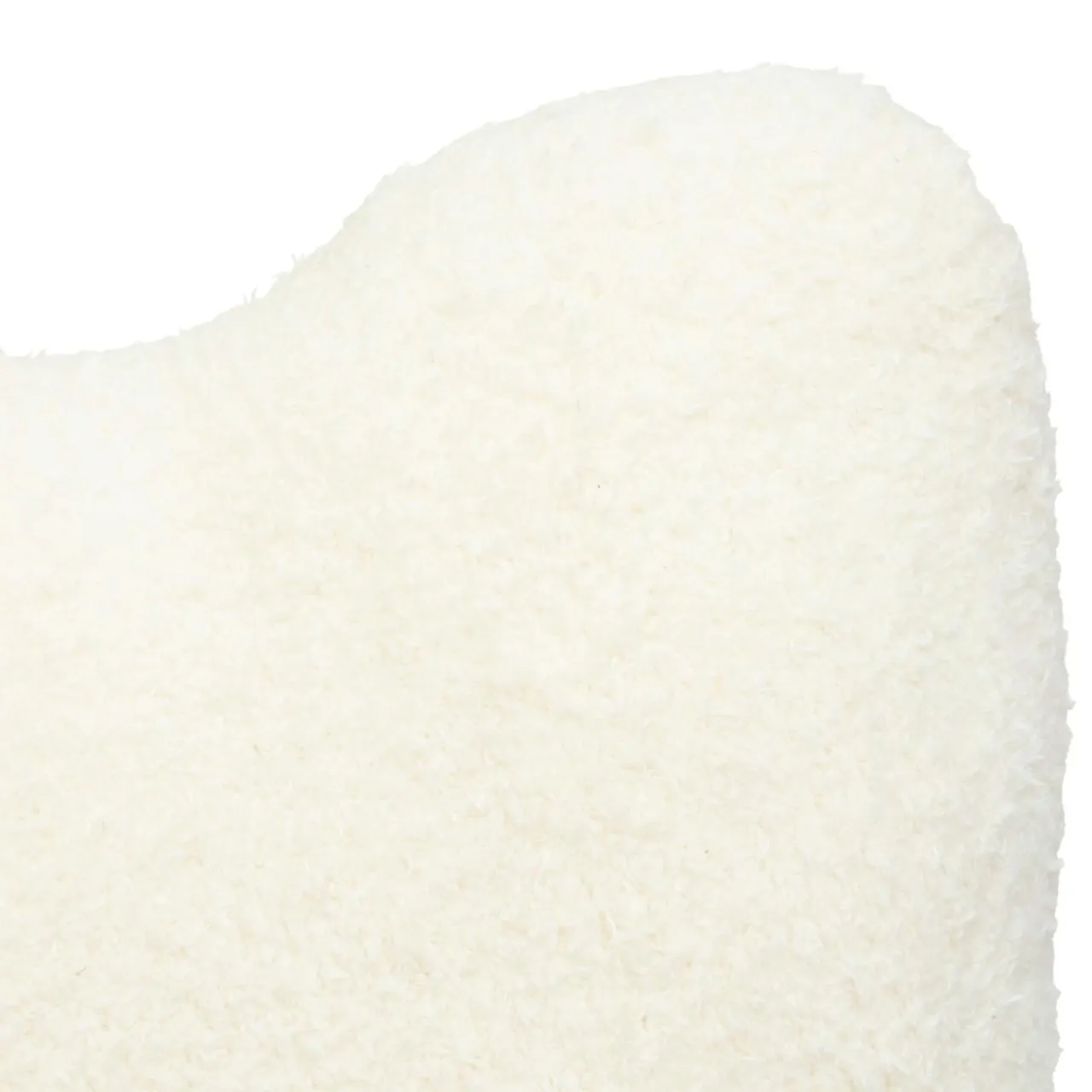 Coussin Et Housse|Atmosphera, cru017dateur d'intu017drieur Coussin rectangulaire bouclette (35 x 48 cm) Bliss Blanc