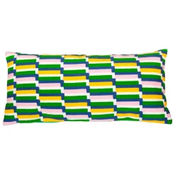 Coussin Et Housse|Atmosphera, cru017dateur d'intu017drieur Coussin rectangulaire brodé (35 x 75 cm) Disso Multicolore