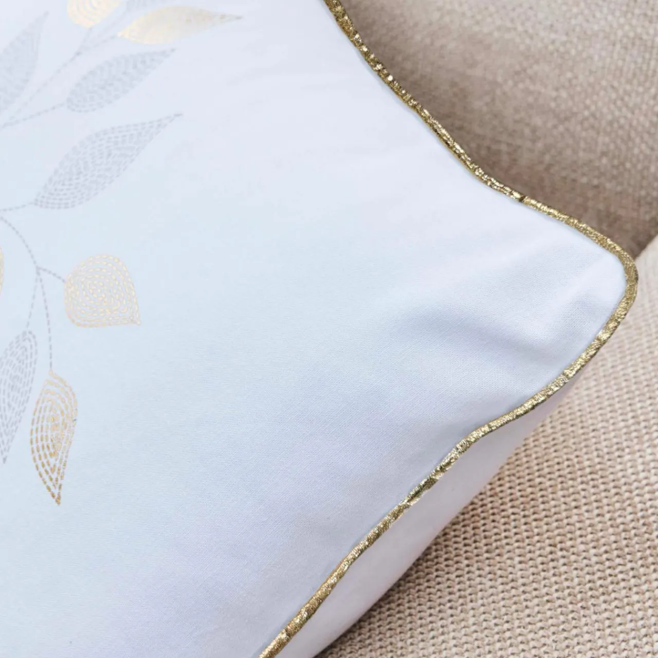 Coussin Et Housse|douceur d'intu017drieur Coussin rectangulaire coton (40 x 60 cm) Duchesse Blanc