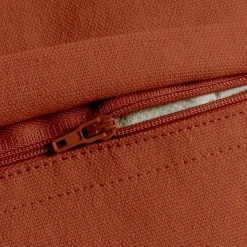 Coussin Et Housse|EMINZA Coussin rectangulaire coton (40 x 60 cm) Pixel franges Terracotta