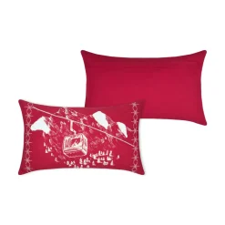Coussin Et Housse|STOF Coussin rectangulaire coton (30 x 50 cm) Villard Rouge