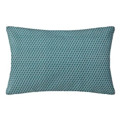 Coussin Et Housse|ATMOSPHERA Coussin rectangulaire coton (30 x 50 cm) Otto Bleu canard
