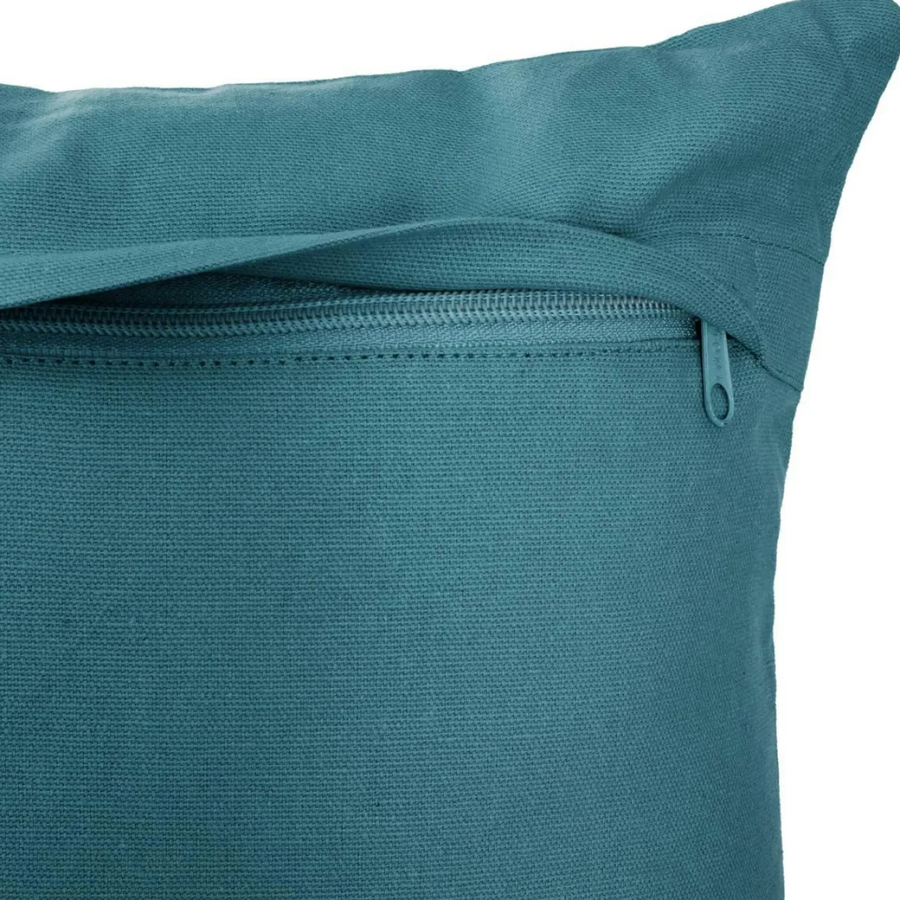 Coussin Et Housse|ATMOSPHERA Coussin rectangulaire coton (30 x 50 cm) Otto Bleu canard