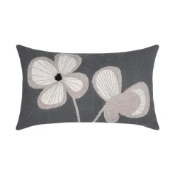 Coussin Et Housse|STOF Coussin rectangulaire coton (30 x 50 cm) Tilda ardoise Gris