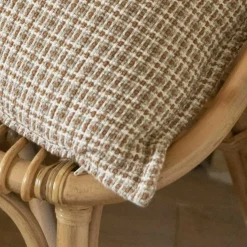 Coussin Et Housse|EMINZA Coussin rectangulaire coton (50 x 80 cm) Marius Marron