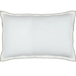 Coussin Et Housse|STOF Coussin rectangulaire coton (40 x 60 cm) Helios Blanc