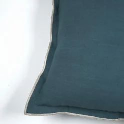 Coussin Et Housse|STOF Coussin rectangulaire coton (40 x 60 cm) Helios Bleu