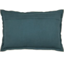 Coussin Et Housse|STOF Coussin rectangulaire coton (40 x 60 cm) Helios Bleu