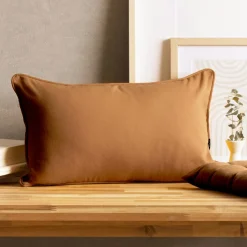 Coussin Et Housse|EMINZA Coussin rectangulaire coton (30 x 50 cm) Pixel Camel