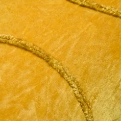 Coussin Et Housse|STOF Coussin rectangulaire coton (30 x 50 cm) Blokken Jaune moutarde