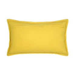 Coussin Et Housse|STOF Coussin rectangulaire coton (30 x 50 cm) Blokken Jaune moutarde