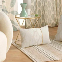 Coussin Et Housse|douceur d'intu017drieur Coussin rectangulaire coton (30 x 50 cm) Maho Blanc