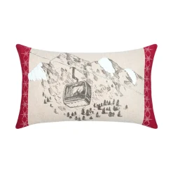 Coussin Et Housse|STOF Coussin rectangulaire en coton (30 x 50 cm) Villard Écru Ecru