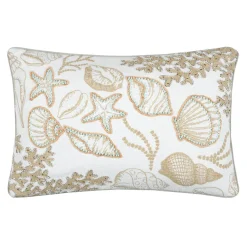 Coussin Et Housse|STOF Coussin rectangulaire en coton (35 x 50 cm) Barbade Blanc
