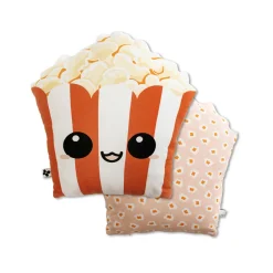 Coussin Et Plaid Enfant|Coussin Et Plaid Enfant|L'EFFET PAPILLON Coussin rectangulaire enfant coton (40 x 42 cm) Fresh popcorn Rouge