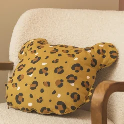 Coussin Et Plaid Enfant|Coussin Et Plaid Enfant|l'Effet Papillon Coussin rectangulaire enfant coton (45 x 40 cm) Lola Caramel