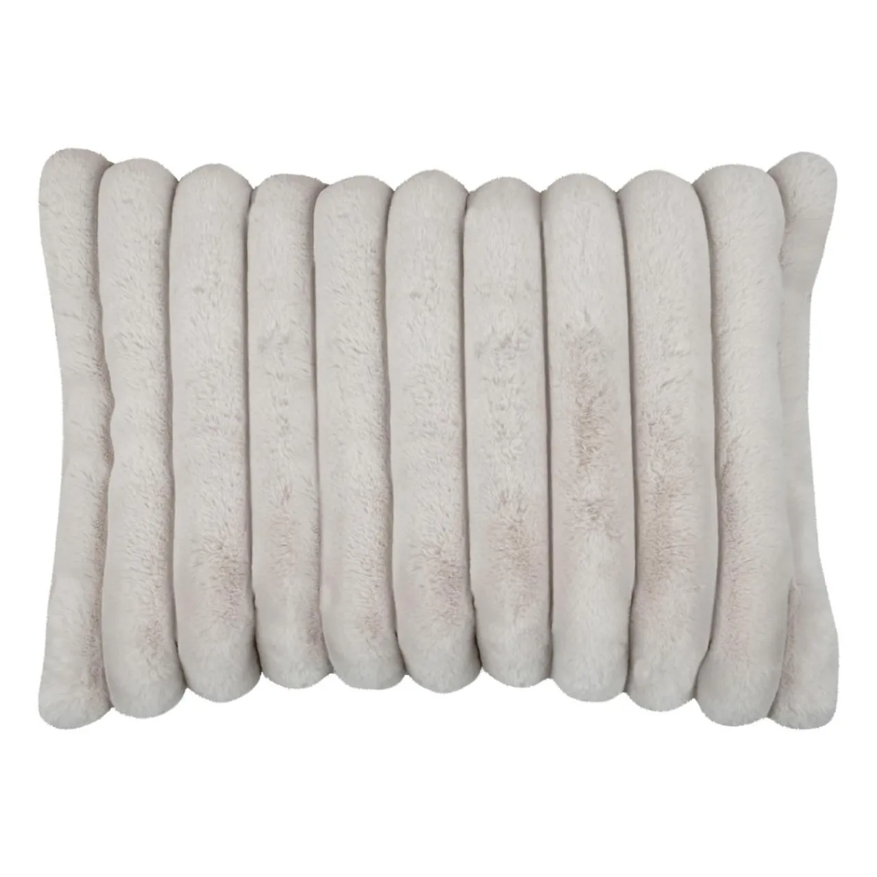 Coussin Et Housse|STOF Coussin rectangulaire fausse fourrure (50 x 80 cm) Polary Beige