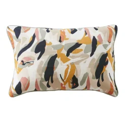 Coussin Et Housse|EMINZA Coussin rectangulaire gaze de coton (40 x 60 cm) Mathilda Multicolore