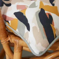 Coussin Et Housse|EMINZA Coussin rectangulaire gaze de coton (40 x 60 cm) Mathilda Multicolore