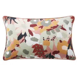 Coussin Et Housse|EMINZA Coussin rectangulaire gaze de coton (40 x 60 cm) Azel Multicolore