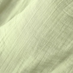 Coussin Et Housse|EMINZA Coussin rectangulaire gaze de coton (40 x 60 cm) Gaïa Vert tilleul