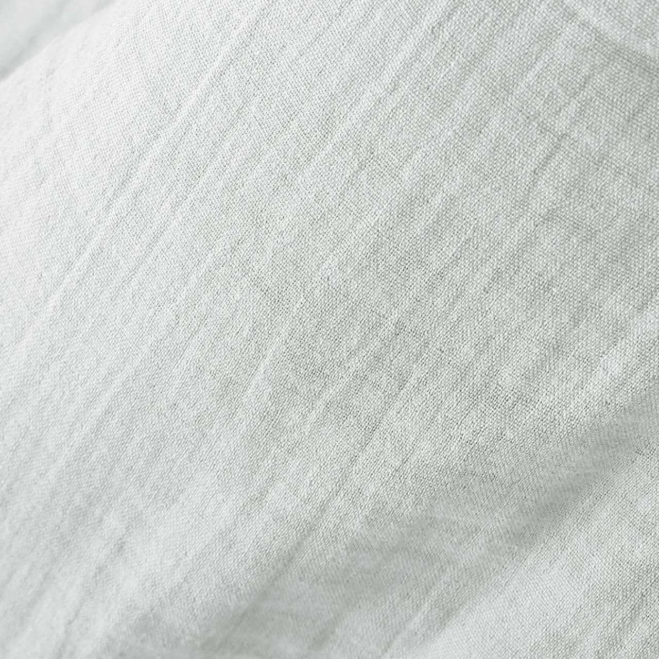 Coussin Et Housse|EMINZA Coussin rectangulaire gaze de coton (40 x 60 cm) Gaïa Gris nuage Gris clair