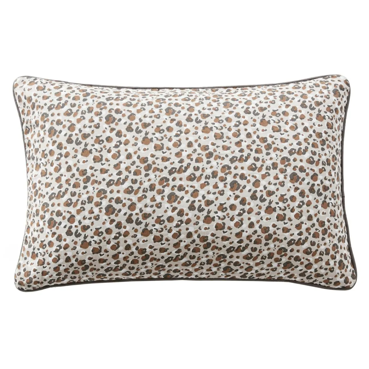 Coussin Et Housse|EMINZA Coussin rectangulaire gaze de coton (40 x 60 cm) Rosa Marron