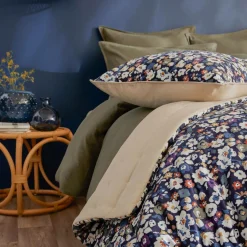 Coussin Et Housse|EMINZA Coussin rectangulaire velours (40 x 60 cm) Dolores Bleu