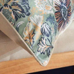 Coussin Et Housse|EMINZA Coussin rectangulaire velours (40 x 60 cm) Dolores Vert